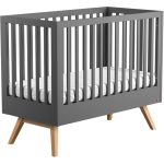 VOX Mitra átalakítható 70x140-es babaágy, kiságy - Grafit