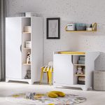 VOX Leaf pelenkázó komód toldalékkal-White