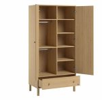 VOX Tela 2 ajtós, fiókos nagyszekrény- Oak