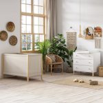 VOX Tela 60x120-as babaágy- White/Oak