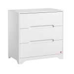 VOX Ova 3 fiókos komód- White-Raktáron van!