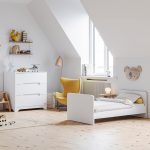 VOX Ova átalakítható 70x140-es babaágy,kiságy- White