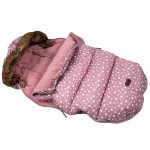 FreeON univerzális babakocsi bundazsák, lábzsák 100x55 cm-es víztaszító - Rózsaszín