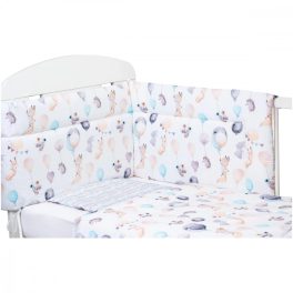 Bubaba 6 részes ágynemű szett -Színes lufis állatos