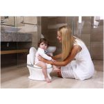 FreeON Potty - Mini wc öblítő hanggal, papírtartóval