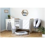 Bubaba 6 részes ágynemű szett -Kötött hatású szürke szivárványos