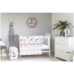 Bubaba 6 részes ágynemű szett -Rózsaszín karcolt állatos