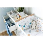 Bubaba 6 részes ágynemű szett -Kék karcolt állatos