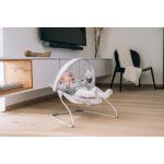 FreeON Enjoy rezgő-zenélő pihenőszék - Szürke, rózsaszín