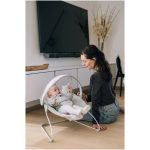 FreeON Enjoy rezgő-zenélő pihenőszék - Szürke, rózsaszín