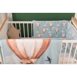 Bubaba 6 részes ágynemű szett- Flying bunny blue