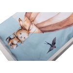 Bubaba 6 részes ágynemű szett- Flying bunny blue