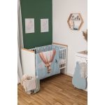 Bubaba 6 részes ágynemű szett- Flying bunny blue