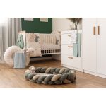 Bubaba fonott babafészek 3in1- Green hearts