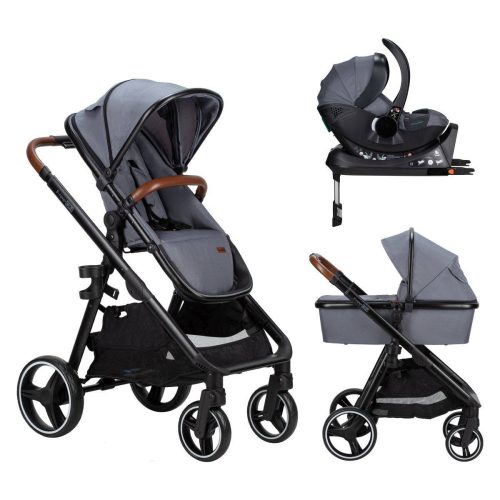 FreeON Bloom 4in1 multifunkciós babakocsi - Dark grey-Kiállított darab !