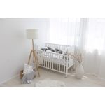 Bubaba fonott fejvédő, rácsvédő 235x15 cm- Grey/white