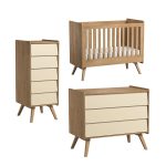 VOX Vintage 3 fiókos komód-Yellow