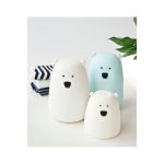 Rabbit&Friends Mackó szilikon lámpa kicsi- kék