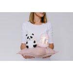 Rabbit&Friends CHICKLET lámpa körhinta zenedobozzal - rózsa