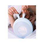 Rabbit&Friends nyuszis éjjeli lámpa ébresztőórával - kék