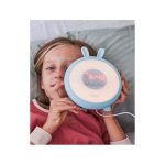 Rabbit&Friends nyuszis éjjeli lámpa ébresztőórával - kék