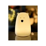 Rabbit&Friends Mackó szilikon lámpa nagy távirányítóval- fehér