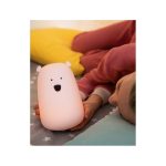 Rabbit&Friends Mackó szilikon lámpa nagy távirányítóval- rózsaszín