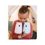 Rabbit&Friends Mackó szilikon lámpa nagy- kék