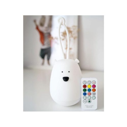 Rabbit&Friends Medve akasztós éjszakai szilikon éjjeli lámpa