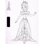 Színező matricákkal - Hercegnők