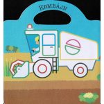 Táskás kifestő matricákkal - Munkagépek