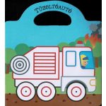 Táskás kifestő matricákkal - Teherautók