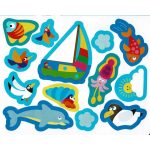 Táskás kifestő matricákkal - Hajók és repülők