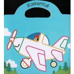 Táskás kifestő matricákkal - Hajók és repülők