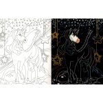 Rejtőzködő unikornisok 1. - Kifestőfüzet kaparós és színezős oldalakka