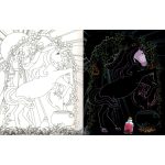 Rejtőzködő unikornisok 1. - Kifestőfüzet kaparós és színezős oldalakka