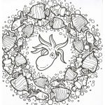 Mandalák és színezők - Víziállatok