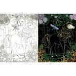 Rejtőzködő unikornisok 2. - Kifestőfüzet kaparós és színezős oldalakkal