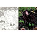 Rejtőzködő unikornisok 2. - Kifestőfüzet kaparós és színezős oldalakkal