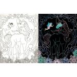 Rejtőzködő unikornisok 2. - Kifestőfüzet kaparós és színezős oldalakkal