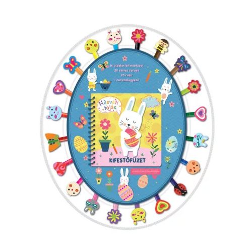 Húsvéti tojás kifestőfüzet