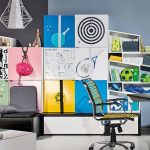 VOX Young Users fém előlap 2 ajtós gardróbszekrényhez - Yellow