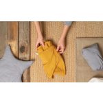 VOX Pure gumis lepedő 60x120 cm - Mustard