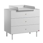 VOX Cute Fehér 3 fiókos pelenkázó komód