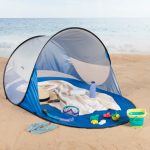 Colorbaby -Aktive – Pop-up strandsátor szélfogóval és UV50+ védelemmel