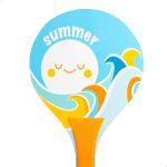 Colorbaby -Gyermek fa strandütő szett