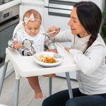 BabyOno evõeszköz-készlet rozsdamentes acél szürke csíkos 1065/01