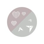 BabyOno evõeszköz-készlet rozsdamentes acél szürke szív/papírrepülõ 1065/02