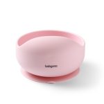 BabyOno tálka szilikon tapadó aljú rózsaszín 1481/02