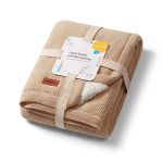 BabyOno babatakaró pamut/sherpa kötött 75x100cm bézs 1659/02